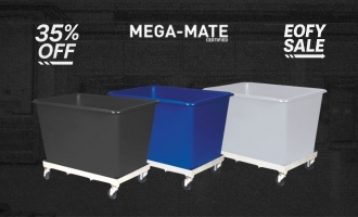 Plastic Bin Trolley on Sale